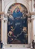 Madonna and Child, Saint Benedict and other saints, 1605, San Zaccaria, Venice