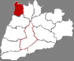 Location in Yuncheng