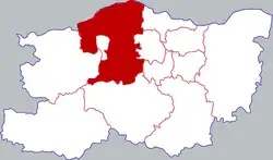 Location in Zhengzhou