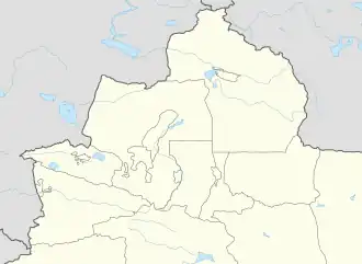 Kokdala is located in Dzungaria