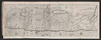 A detailed map of Palestine from the century