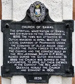 Church PHC historical marker installed in 1939