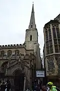 Church entrance on Market Street, Cambridge