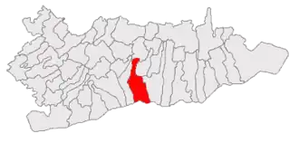Location in Călărași County