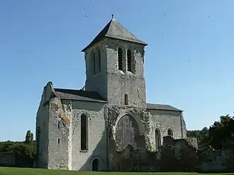 The priory in Cizay-la-Madeleine