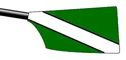 Image showing the rowing club's blade colours