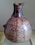 Inca civilization. Ceramic vase ("Inca Aryballos"), c. 1430–1532