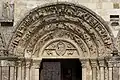 Tympanum of the church of Civray