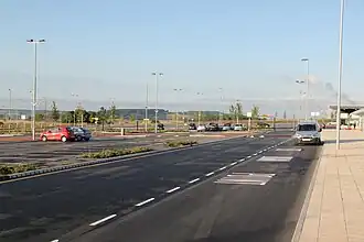 Part of the Park & Ride site