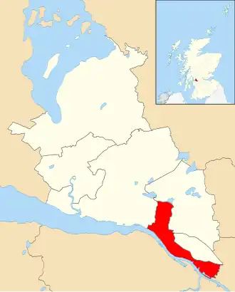 Location of the ward