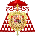 Arms of the Infante Luis of Spain, as Cardinal and Archbishop of Toledo
