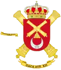 Coat of arms of the 12th Self Propelled Field Artillery Battalion (GACA ATP XII)