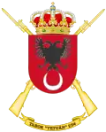 Coat of arms of the 1st-54 Regulares Battalion "Tetuán" (Spanish Army)