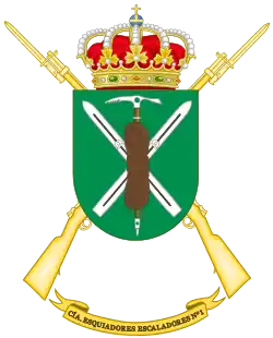 Coat of Arms of the 1st-64 Skiing-Climbing Company (CEE-1/64)