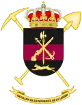 Coat of Arms of the 2nd Military Engineering Battalion (or Flag) of the Legion (BZAPLEG-II)