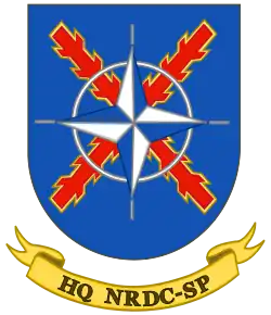Coat of Arms of the NATO Rapid Deployable Corps-Spain Headquarters (HQ NRDC-SP)