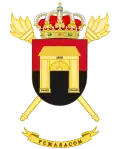Coat of Arms of the Air Defence, Coastal and Missile Systems Maintenance Park and Center (PCMASACOM)