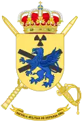 Coat of Arms of the Nuclear, Biological and Chemical Defence Military School (EMDNBQ)