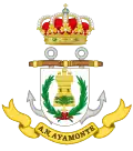 Coat of Arms of the Naval Assistantship of Ayamonte Maritime Action Forces (FAM)