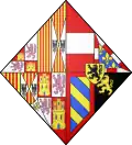Arms as princess of Spain (1496-1501)
