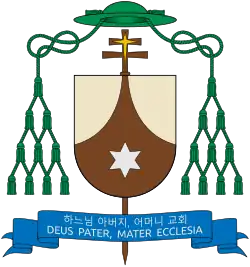 Peter Chung Soon-taick 정순택 베드로 鄭淳澤 베드로's coat of arms