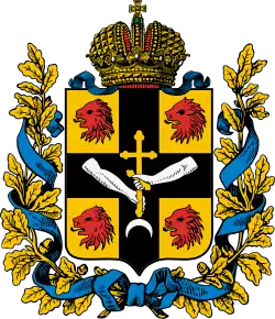 Coat of arms of Tionety uezd