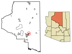 Location of Doney Park in Coconino County, Arizona