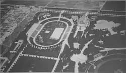 Aerial view of the Collège d'athlètes.