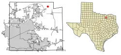 Location of Westminster in Collin County, Texas