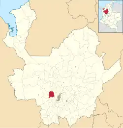 Location of the municipality and town of Ebéjico in the Antioquia Department of Colombia