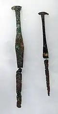 Copper daggers