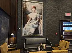 Mary of Teck portrait in the Consort Bar