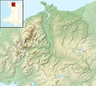 Llyn Llyffant is located in Conwy