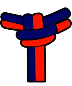 Corda Laranja e Azul - Capoeira