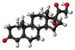 Cortodoxone 3D ball molecule view