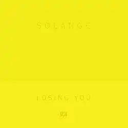 A picture with nothing on it but a word that reads "Solange".