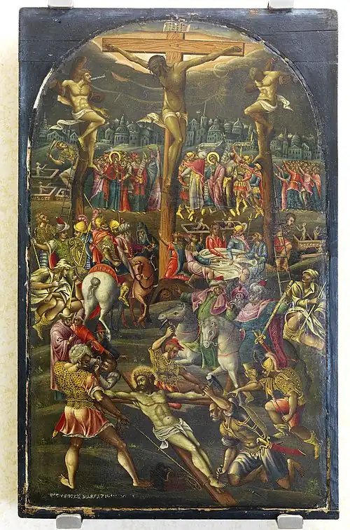 Crucifixion, Markazini, 1647