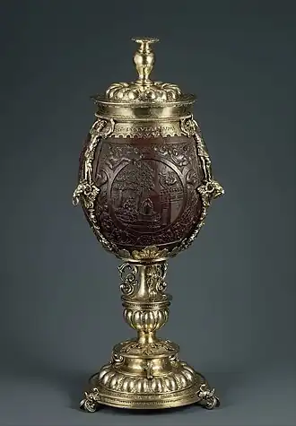 Silver-gilt, by Hans van Amsterdam, 1533, Metropolitan Museum of Art