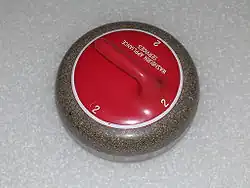 Curling rock