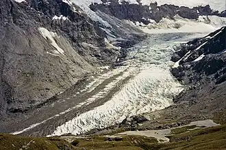 Dart Glacier (source of the Dart River)