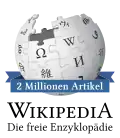 2 million articles on the German Wikipedia (2016)