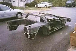 DeLorean fiberglass underbody