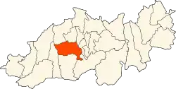 Location of Blida, Algeria within Blida Province