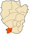 Location of Djéniane Bourezg within Naâma Province