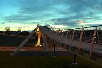 The da Vinci bridge in Ås