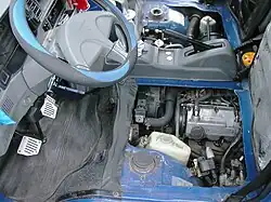 Daewoo Damas, engine compartment
