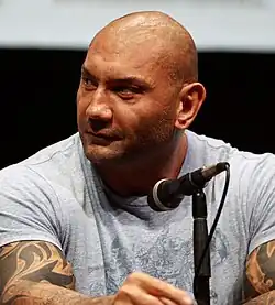 Dave Bautista at the 2013 San Diego Comic-Con International in San Diego, California.