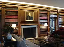 Library in the DeGolyer House.