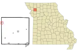 Location of Union Star, Missouri