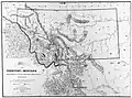 de Lacy's 1865 map of the Montana Territory